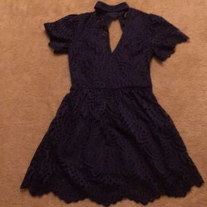 Brand new, Navy Blue Lace Fit and Flare Dress